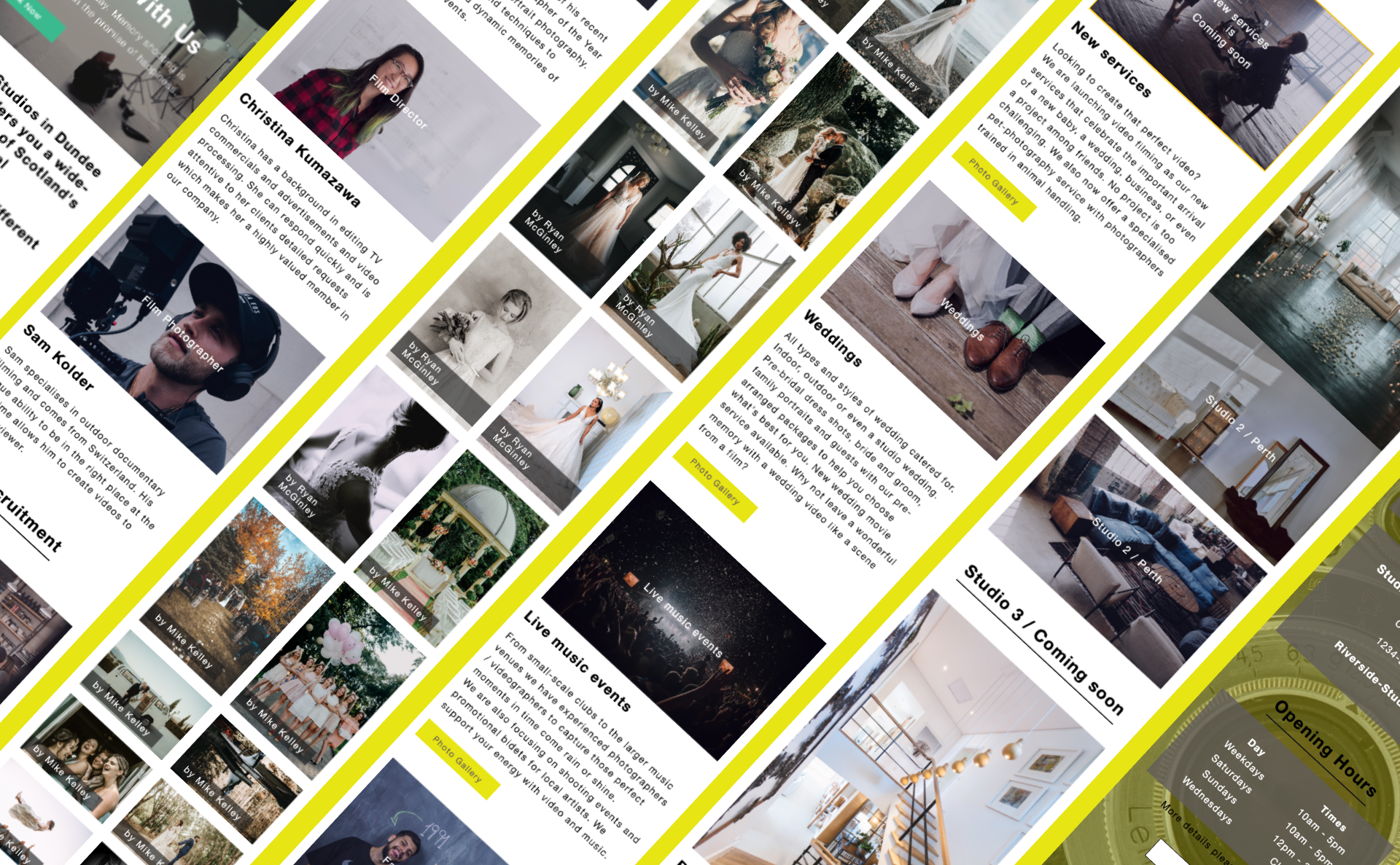 Banner of Riverside Studio Website
