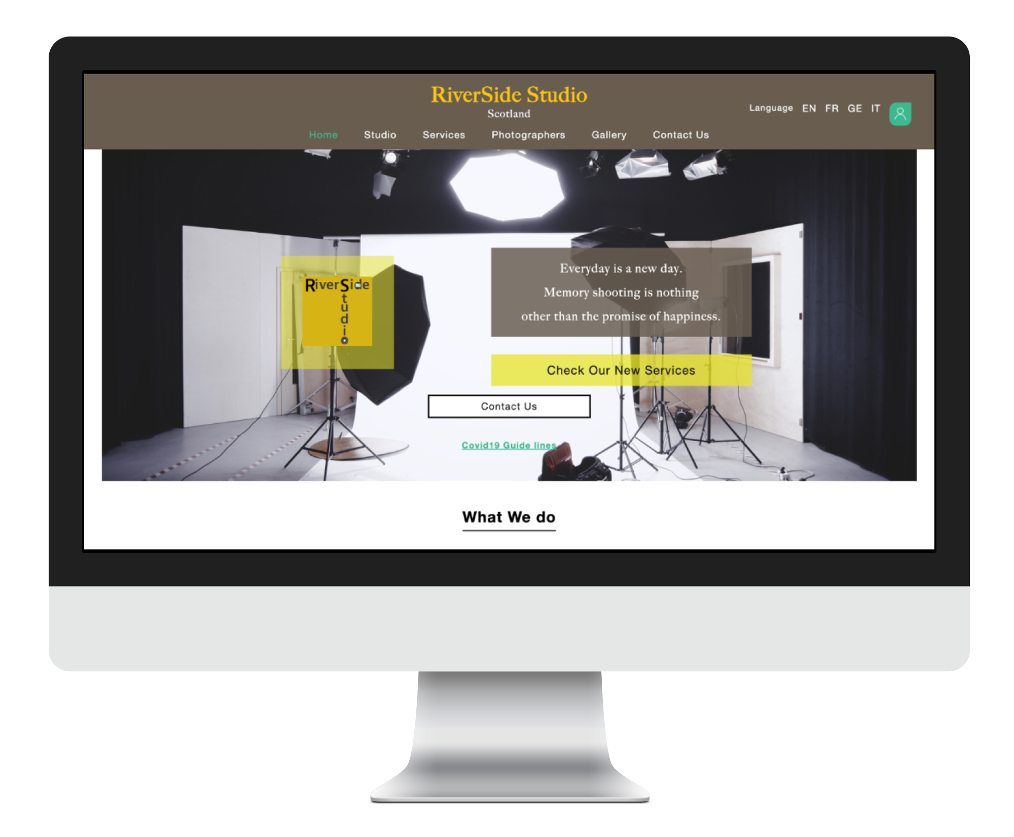 Original website of Riverside Studio